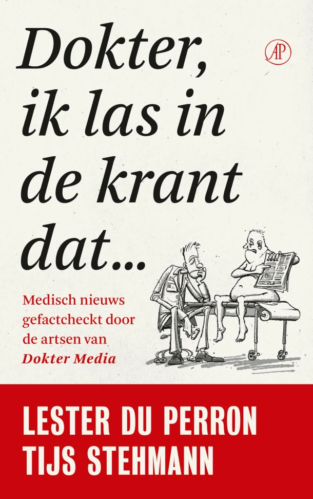 Dokter, ik las in de krant dat – Tijs Stehmann – boek cover